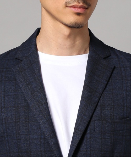 EDIFICE（エディフィス）の「メランジチェック 2ボタン ジャケット