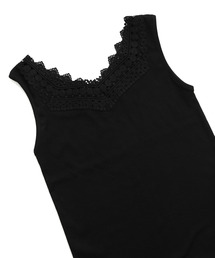 驚くばかりタンク トップ 黒 レディース 人気のファッション画像