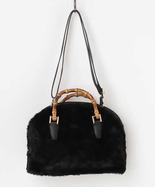 ラウンド Mcbee セシルマクビー のファッション バンブーファーバッグ ハンドバッグ バッグ Cecil ハンドバッグ Cecil