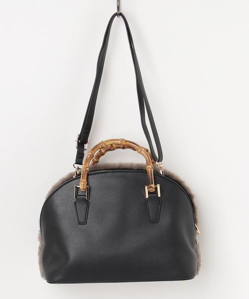 ラウンド Mcbee セシルマクビー のファッション バンブーファーバッグ ハンドバッグ バッグ Cecil ハンドバッグ Cecil