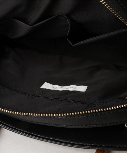 ラウンド Mcbee セシルマクビー のファッション バンブーファーバッグ ハンドバッグ バッグ Cecil ハンドバッグ Cecil