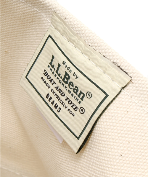 BEAMS PLUS（ビームスプラス）の「L.L.Bean×BEAMS PLUS / 別注 BOAT AND TOTE  M（トートバッグ・メンズ・レッド/グリーン/ネイビー・MEDIUM）」の6枚目の写真