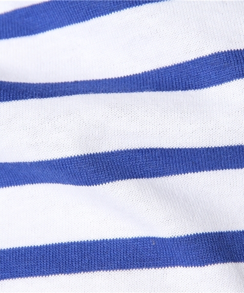SHIPS for women(シップスフォーウィメン)の「Leminor:ボーダー ロングスリーブ(Tシャツ/カットソー・レディース・ライトブルー/ネイビー・ONE SIZE)」の11枚目の写真