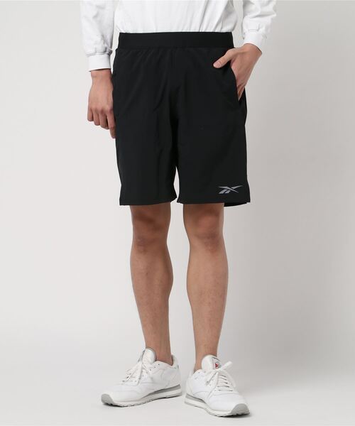 Reebok(リーボック)の「スピードウィック スピード ショーツ / Speedwick Speed Shorts(その他パンツ・メンズ・ライトグレー/ターコイズブルー/ブラック/ネイビー・LARGE/MEDIUM/X-LARGE/SMALL/XX-LARGE/X-SMALL/XXX-LARGE)」の2枚目の写真
