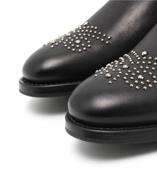 Ray BEAMS（レイビームス）の「BOEMOS / サイドゴア スタッズ ブーツ（ブーツ・レディース・ブラック・39/35/36/37/38）」の6枚目の写真