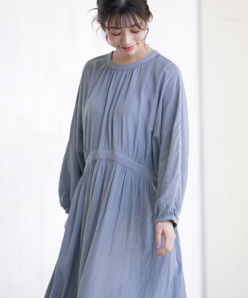 rps（アールピーエス）の「ドルマンスリーブワンピース（ワンピース・レディース・ブラック/ミント/ブルー/チェック・M）」の12枚目の写真