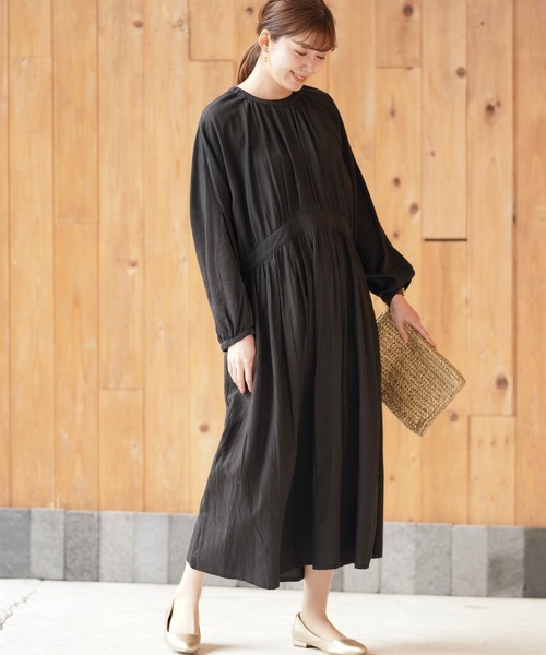 rps（アールピーエス）の「ドルマンスリーブワンピース（ワンピース・レディース・ブラック/ミント/ブルー/チェック・M）」の7枚目の写真