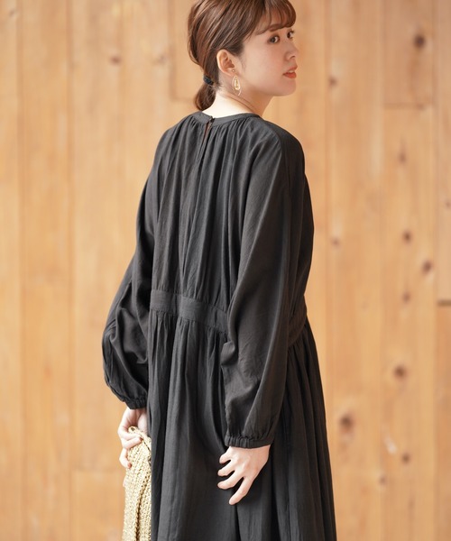 rps（アールピーエス）の「ドルマンスリーブワンピース（ワンピース・レディース・ブラック/ミント/ブルー/チェック・M）」の8枚目の写真