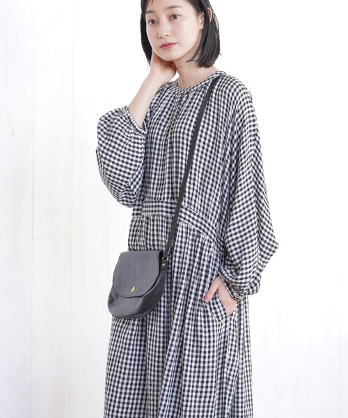 rps（アールピーエス）の「ドルマンスリーブワンピース（ワンピース・レディース・ブラック/ミント/ブルー/チェック・M）」の14枚目の写真