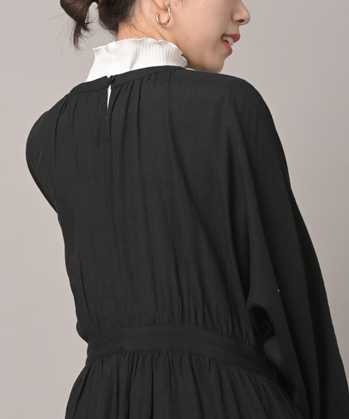 rps（アールピーエス）の「ドルマンスリーブワンピース（ワンピース・レディース・ブラック/ミント/ブルー/チェック・M）」の21枚目の写真