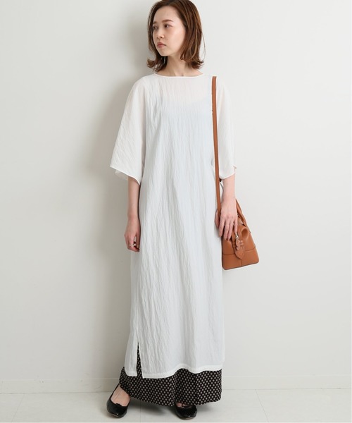 新品未使用　イエナ　ワンピース セール】ワッシャーワンピース◇（ワンピース）｜IENA（イエナ
