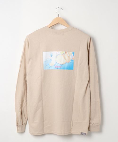 THE Nookie(ザヌーキー)の「《THE Nookie》ANIME2 LS T(Tシャツ/カットソー・レディース・ベージュ/パープル/ホワイト・FREE)」の4枚目の写真