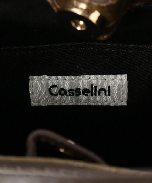 Ray BEAMS(レイビームス)の「Casselini / 型押し スタッズ トートバッグ(トートバッグ・レディース・ブラック/グリーン系その他5・ONE SIZE)」の12枚目の写真