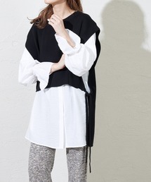 mystic | サイドリボンニットベスト(ベスト)