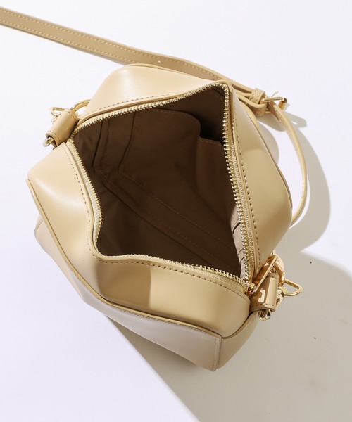 natural couture（ナチュラルクチュール）の「コロンとスクエアバッグ（ショルダーバッグ・レディース・ブラック/ブラウン/ライトベージュ・FREE）」の8枚目の写真