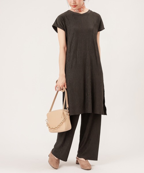 natural couture（ナチュラルクチュール）の「コロンとスクエアバッグ（ショルダーバッグ・レディース・ブラック/ブラウン/ライトベージュ・FREE）」の17枚目の写真