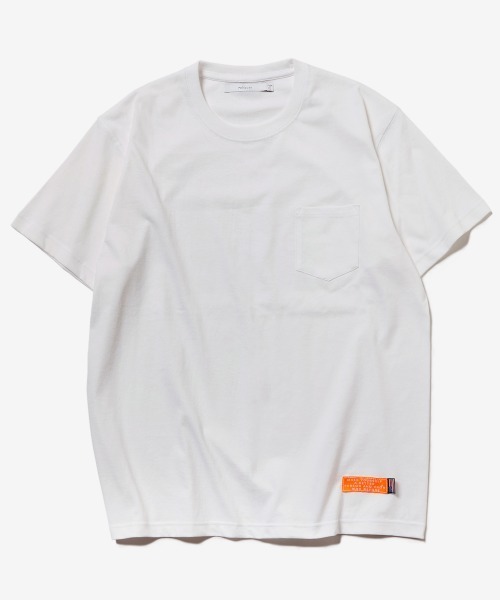 rehacer(レアセル)の「rehacer : Loose Size US Fabric Pocket CS / ルーズ サイズ USファブリック ポケット カットソー(Tシャツ/カットソー・メンズ・ホワイト/ブラック・LARGE/X-LARGE/MEDIUM)」の3枚目の写真