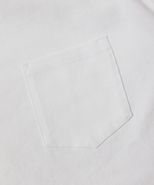 rehacer(レアセル)の「rehacer : Loose Size US Fabric Pocket CS / ルーズ サイズ USファブリック ポケット カットソー(Tシャツ/カットソー・メンズ・ホワイト/ブラック・LARGE/X-LARGE/MEDIUM)」の7枚目の写真