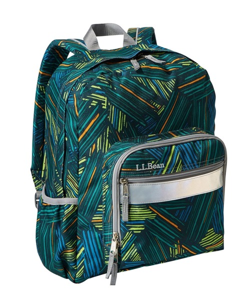 L.L.Bean(エルエルビーン)の「エル・エル・ビーン・オリジナル・ブック・パック、24L プリント(バックパック/リュック・キッズ・グリーン系その他/ブルー系その他/パープル系その他/ブルー系その他2/ブルー系その他3/マルチ/グリーン系その他2/ブルー系その他4/グリーン系その他3/ブルー系その他5/グリーン系その他4/オレンジ系その他/レインボー/ネイビー系1/ネイビー系/パープル系その他2/グリーン系その他5/ブルー系その他6・ONE SIZE)」の2枚目の写真