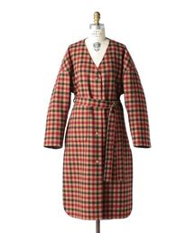 Drawer（ドゥロワー）の「Drawer リバーチェックVネックコート（その他