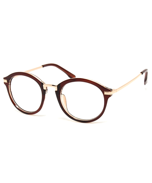 CIAOPANIC（チャオパニック）の「【Ciaopanic】ビッグフレームメガネ（メガネ・レディース・ブラック/その他1/ブラウン・FREE）」の2枚目の写真