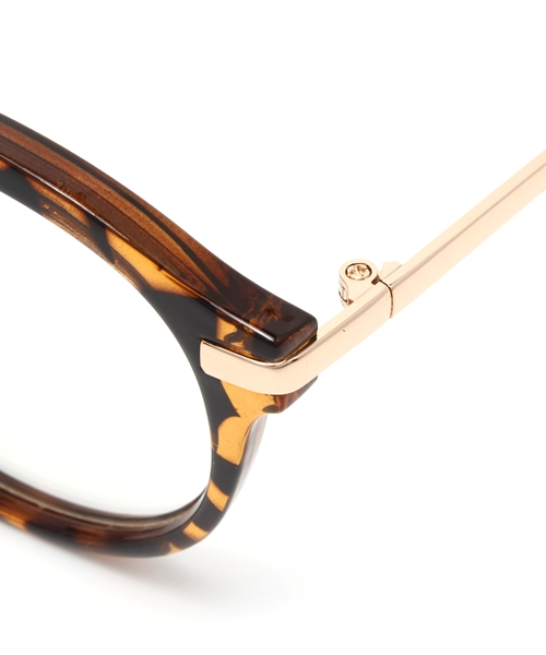 CIAOPANIC（チャオパニック）の「【Ciaopanic】ビッグフレームメガネ（メガネ・レディース・ブラック/その他1/ブラウン・FREE）」の9枚目の写真