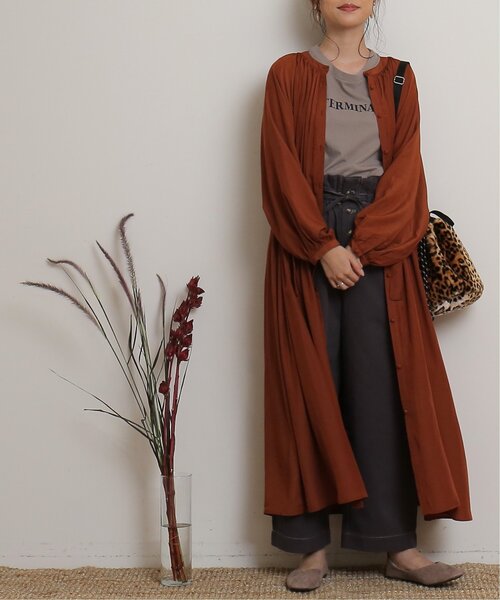 セール 光沢ギャザー羽織りワンピース ワンピース Frames Ray Cassin フレームスレイカズン のファッション通販 Zozotown