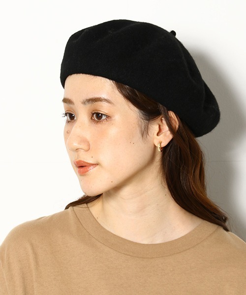 フェルト ベレー帽 ハンチング ベレー帽 Purple Yellow パープルアンドイエロー のファッション通販 Zozotown