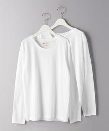 HANES | ＜Hanes（ヘインズ）＞2パック ロングスリーブ カットソー(Tシャツ/カットソー)