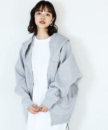 ARCANUM DESIGN | ダンボールニットビッグシルエットドルマンコクーンパーカ(パーカー)