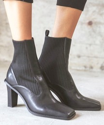 ALEXIA STAM | Square Toe Short Boots/スクエアトゥショートブーツ(ブーツ)