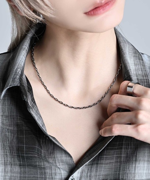 ADRER(�A�h���[)�́yADRER�zsurgical stainless necklace / �T�[�W�J���X�e�����X�l�b�N���X(�l�b�N���X)