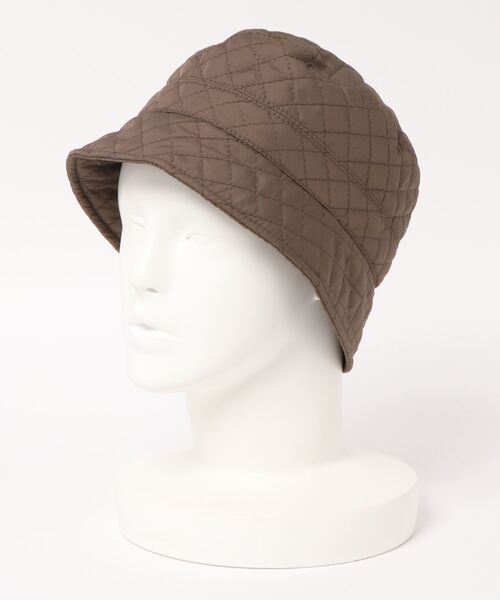 human woman（ヒューマンウーマン）の「Ｂｅｎｅｌｌｉ　Ｍｏｎｔａｃｏｎｅキルティングハット（ハット・レディース・ベージュ/カーキ・FREE）」の11枚目の写真