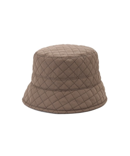 human woman（ヒューマンウーマン）の「Ｂｅｎｅｌｌｉ　Ｍｏｎｔａｃｏｎｅキルティングハット（ハット・レディース・ベージュ/カーキ・FREE）」の5枚目の写真