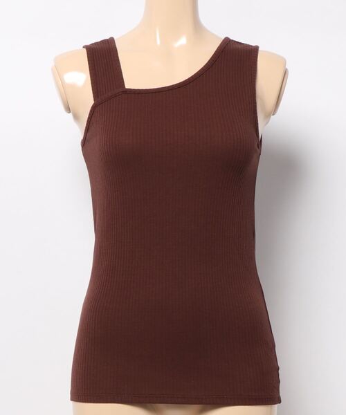 Right-on（ライトオン）の「【HONEYSUCKLE ROSE】アシメネックタンク