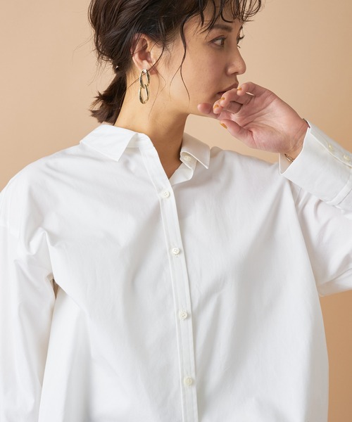 セール マストアイテム コットンビッグシャツ ミドル丈 シャツ ブラウス Un Dix Cors アンディコール のファッション通販 Zozotown