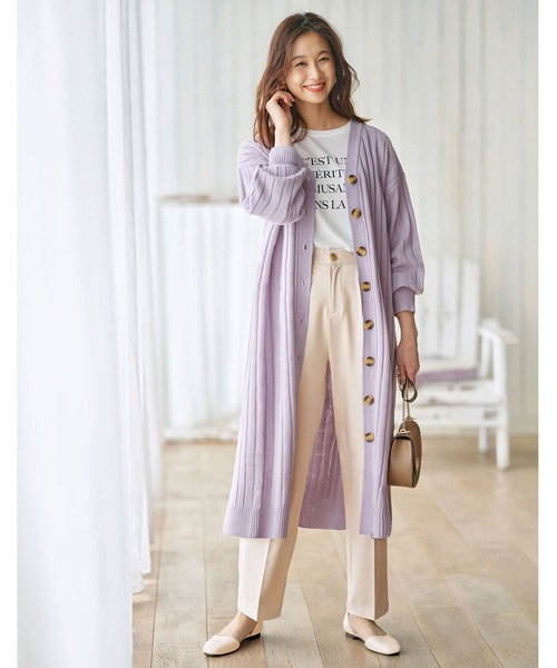 GeeRA（ジーラ）の「美脚センタープレスセミワイドパンツ（その他パンツ・レディース・グリーン/アイボリー/モカ/ブラック/ブルー/ピンク・LARGE/SMALL/X-LARGE/MEDIUM/XX-LARGE）」の12枚目の写真