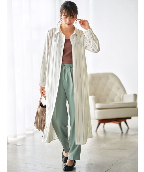 GeeRA（ジーラ）の「美脚センタープレスセミワイドパンツ（その他パンツ・レディース・グリーン/アイボリー/モカ/ブラック/ブルー/ピンク・LARGE/SMALL/X-LARGE/MEDIUM/XX-LARGE）」の18枚目の写真