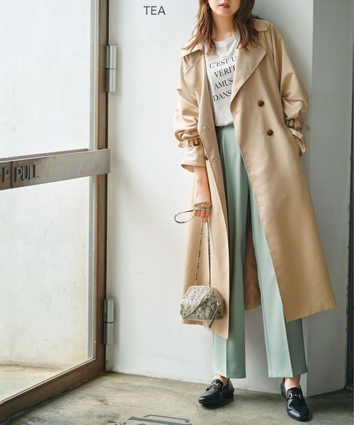 GeeRA（ジーラ）の「美脚センタープレスセミワイドパンツ（その他パンツ・レディース・グリーン/アイボリー/モカ/ブラック/ブルー/ピンク・LARGE/SMALL/X-LARGE/MEDIUM/XX-LARGE）」の19枚目の写真