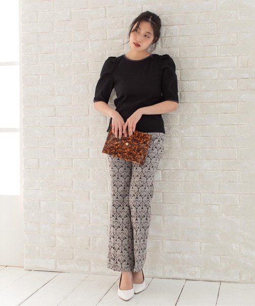 Mysa&Liina(ミーサリーナ)の「ボリュームスリーブパイピングプルオーバー(Tシャツ/カットソー・レディース・ブラック/ブルー/アイボリー・M)」の15枚目の写真