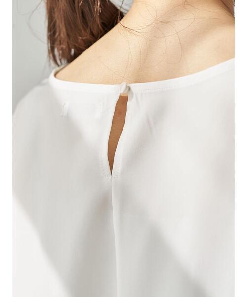 earth music&ecology（アースミュージックアンドエコロジー）の「SET2点 バックリボンニット+フレアチュニック ＊（ニット/セーター・レディース・ベージュ/グレー/ミント・FREE）」の20枚目の写真