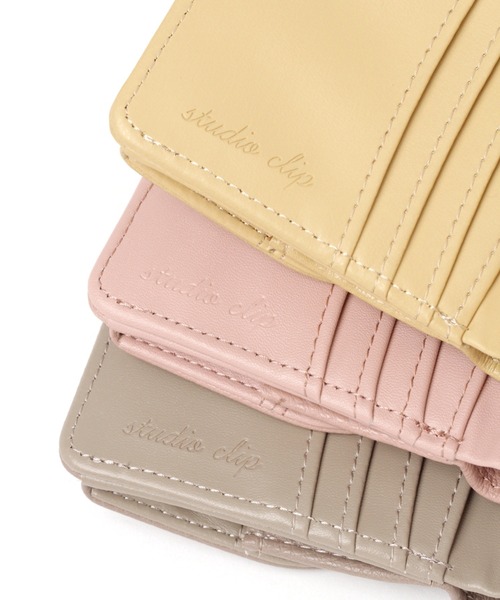 studio CLIP（スタディオクリップ）の「くるみボタンスリム財布（財布・レディース・ピンク/ライトグレー/イエロー/その他2・FREE）」の14枚目の写真