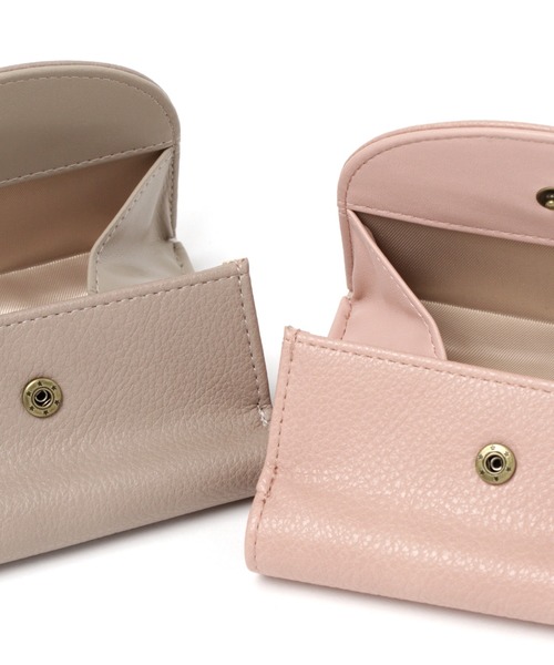 studio CLIP（スタディオクリップ）の「くるみボタンスリム財布（財布・レディース・ピンク/ライトグレー/イエロー/その他2・FREE）」の6枚目の写真