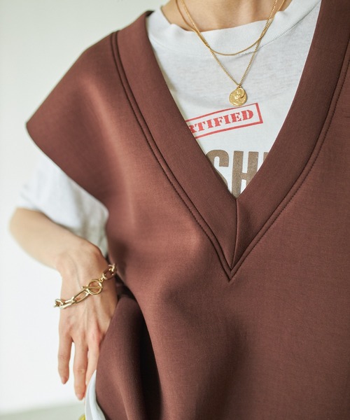 引越し叩き売り！V12 ダンボールニットベスト 今の季節に最適 ニット