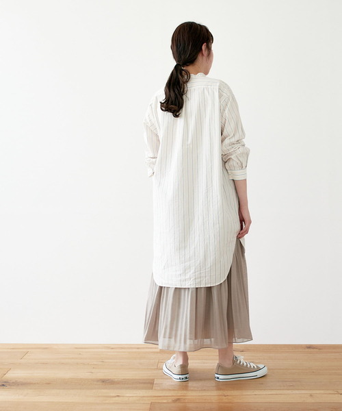 URBAN RESEARCH DOORS(アーバンリサーチドアーズ)の「シアープリーツスカート(スカート・レディース・ミント/グレー系その他・ONE)」の10枚目の写真