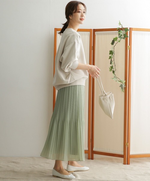 URBAN RESEARCH DOORS(アーバンリサーチドアーズ)の「シアープリーツスカート(スカート・レディース・ミント/グレー系その他・ONE)」の15枚目の写真