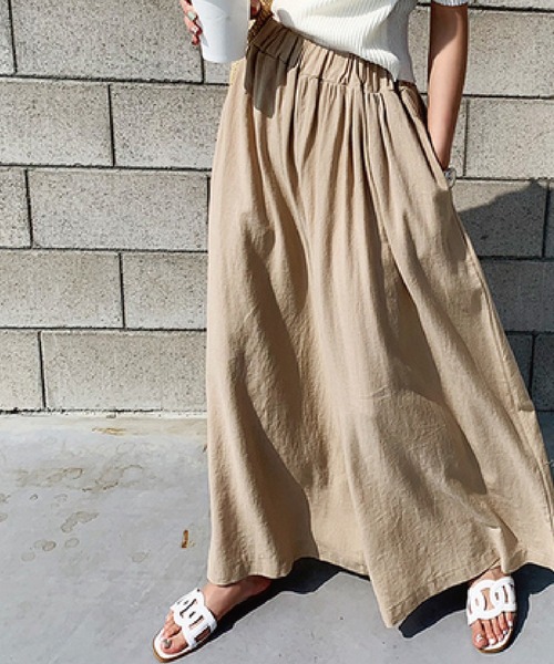 meJane(ミージェーン)の「フレアイージーパンツ【ZOZOTOWN限定】(その他パンツ・レディース・イエロー/グリーン/ベージュ/ブラック/チャコールグレー・FREE)」の14枚目の写真