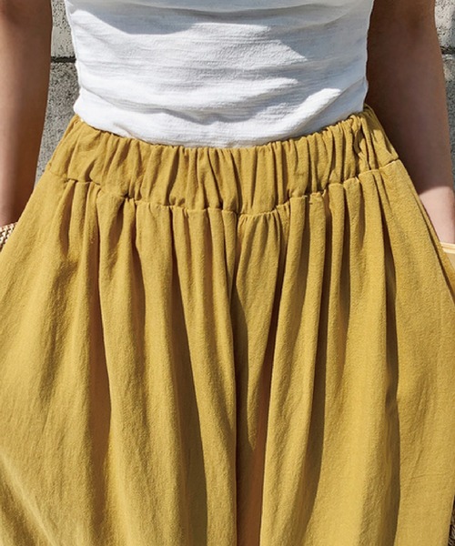 meJane(ミージェーン)の「フレアイージーパンツ【ZOZOTOWN限定】(その他パンツ・レディース・イエロー/グリーン/ベージュ/ブラック/チャコールグレー・FREE)」の13枚目の写真