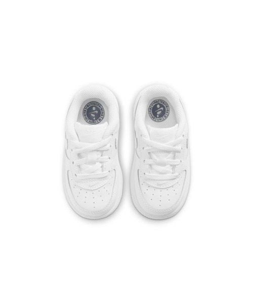 NIKE（ナイキ）の「ナイキ フォース 1 LE キッズシューズ / Nike Force 1 LE Baby/Toddler Shoe<8-16cm 展開>（スニーカー・キッズ・ホワイト・11/8/10/9/12/16/13/14/15 ）」の3枚目の写真