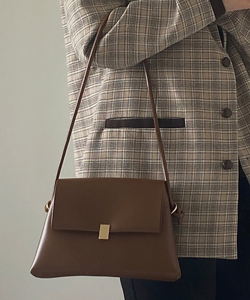 c.u.l（シーユーエル）の「【c.u.l】フラップスクエアショルダーバッグ cula170（ショルダーバッグ・レディース・ブラウン/ブラック・FREE）」の19枚目の写真